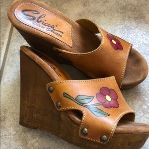 Sbicca leather wedges (vintage collection)